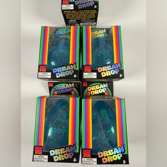 RARE NeeDoh Dream Drop - Tik Tok Viral Toy - Blue - New In Box Unopened - Picture 2 of 4